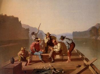 喬治 迦勒賓 賓漢姆 Raftsmen Playing Cards 喬治 迦勒賓 賓漢姆 Raftsmen Playing Cards